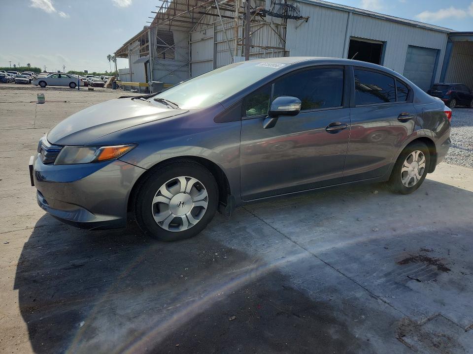 HONDA CIVIC 2012 with VIN JHMFB4F2XCS010692 - Photo from auction