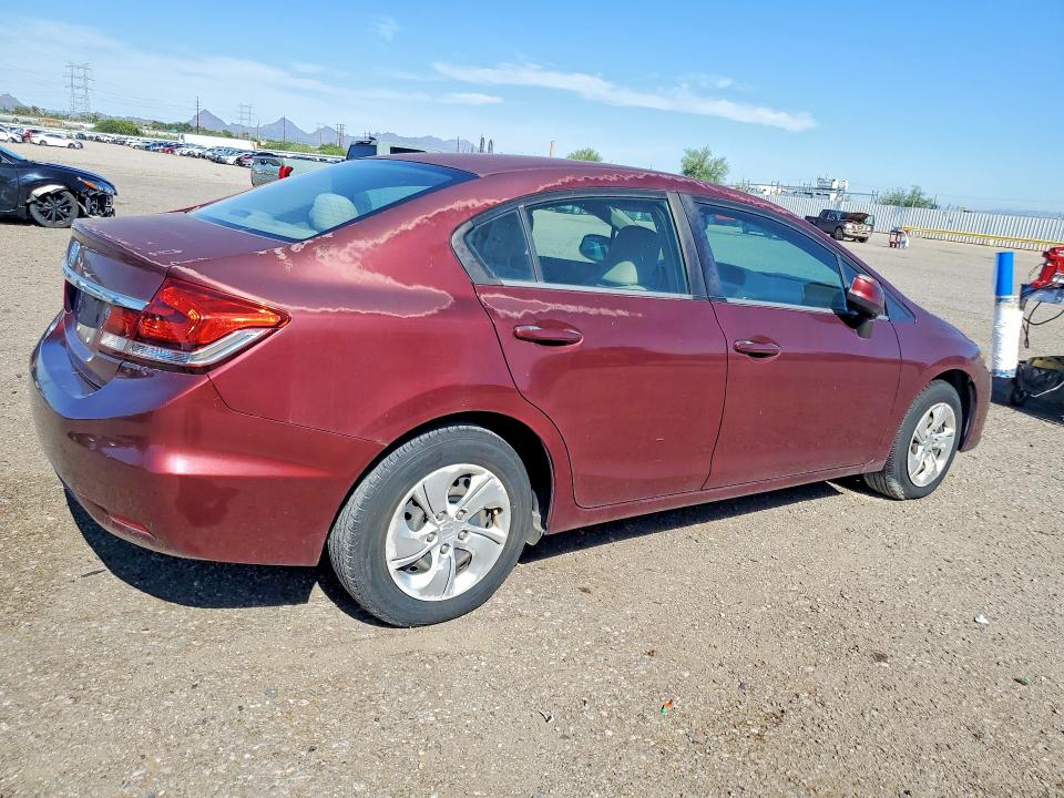 Photo 3 from auction – 2013 HONDA CIVIC with VIN 2HGFB2F52DH578588
