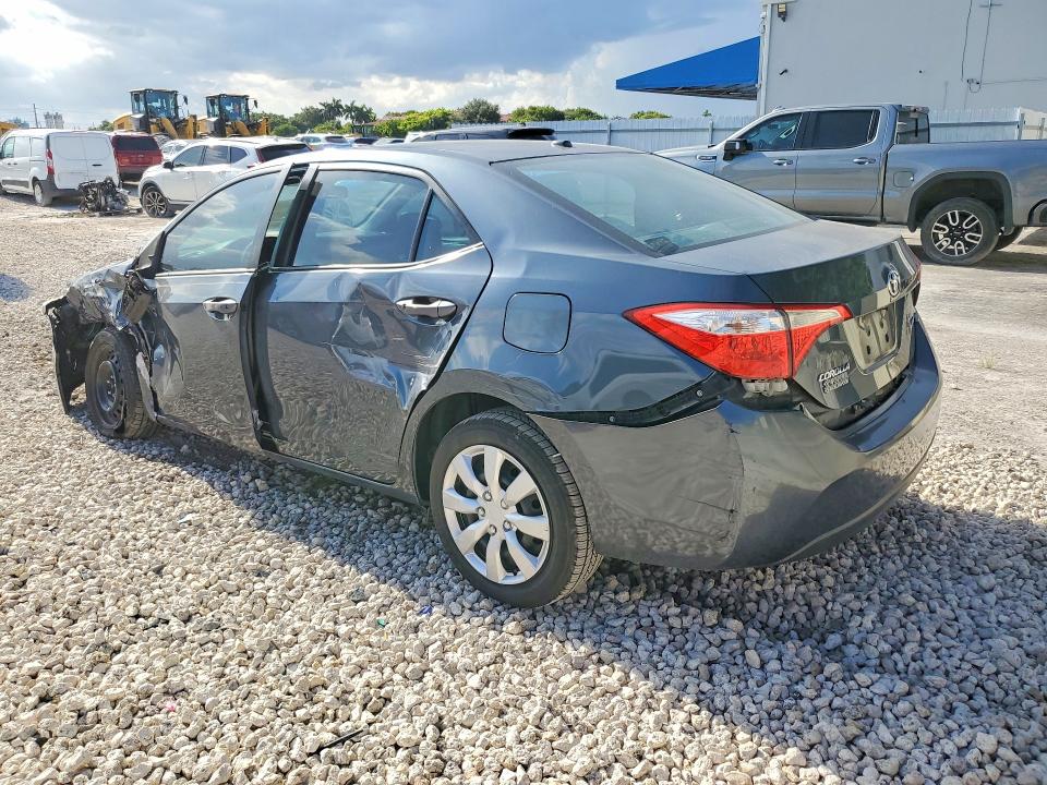 Photo 2 from auction – 2016 TOYOTA COROLLA with VIN 2T1BURHE2GC487199