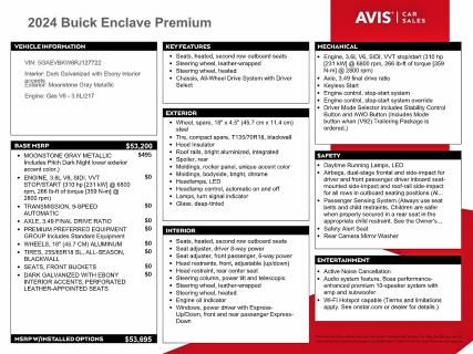 Photo 13 from auction – 2024 BUICK ENCLAVE with VIN 5GAEVBKW6RJ127722