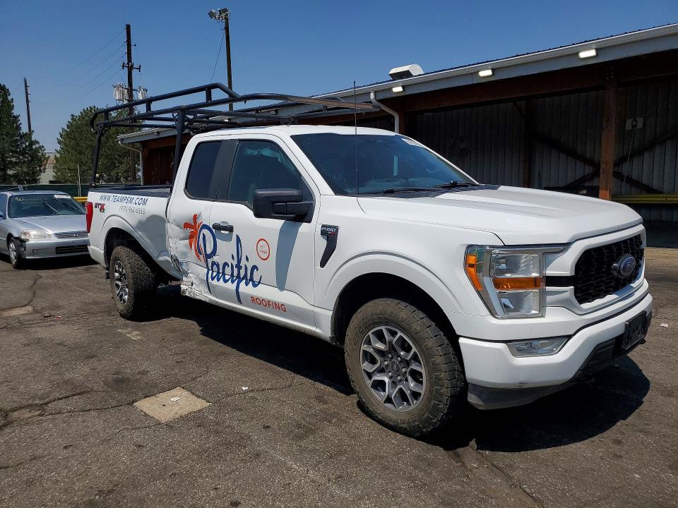 Photo 4 from auction – 2021 FORD F150 with VIN 1FTEX1EP5MFD05588