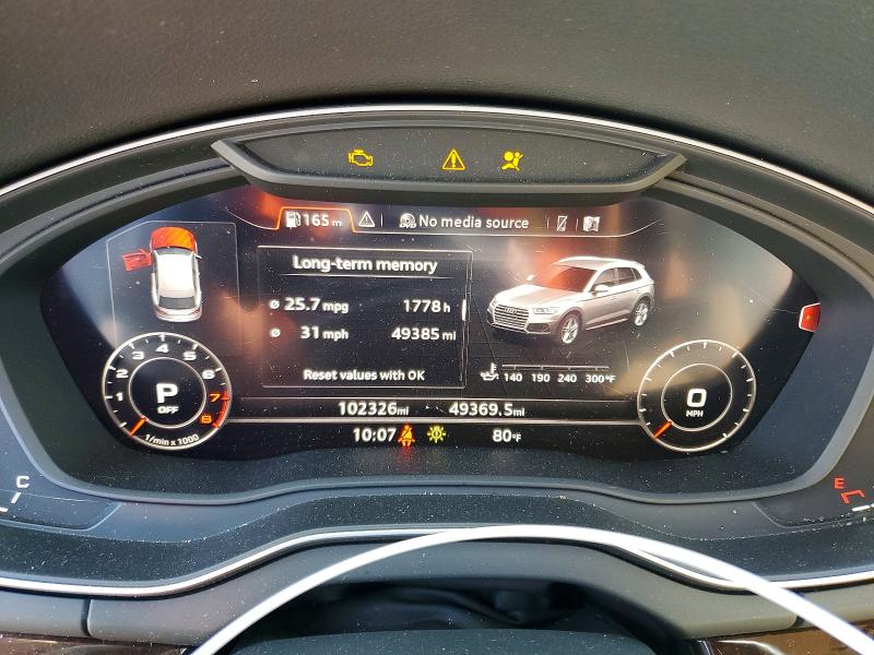 Zdjęcie 9 z aukcji – 2020 AUDI Q5 z VIN WA1BNAFY0L2040952