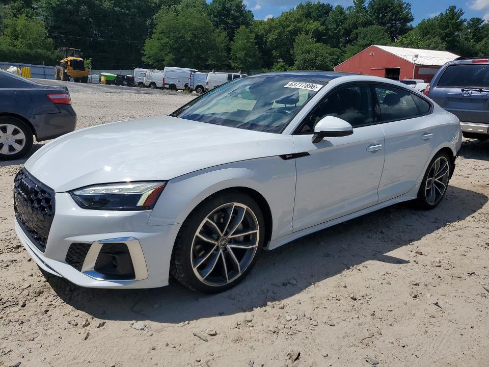 AUDI A5 2023 with VIN WAUFACF50PA019225 - Photo from auction