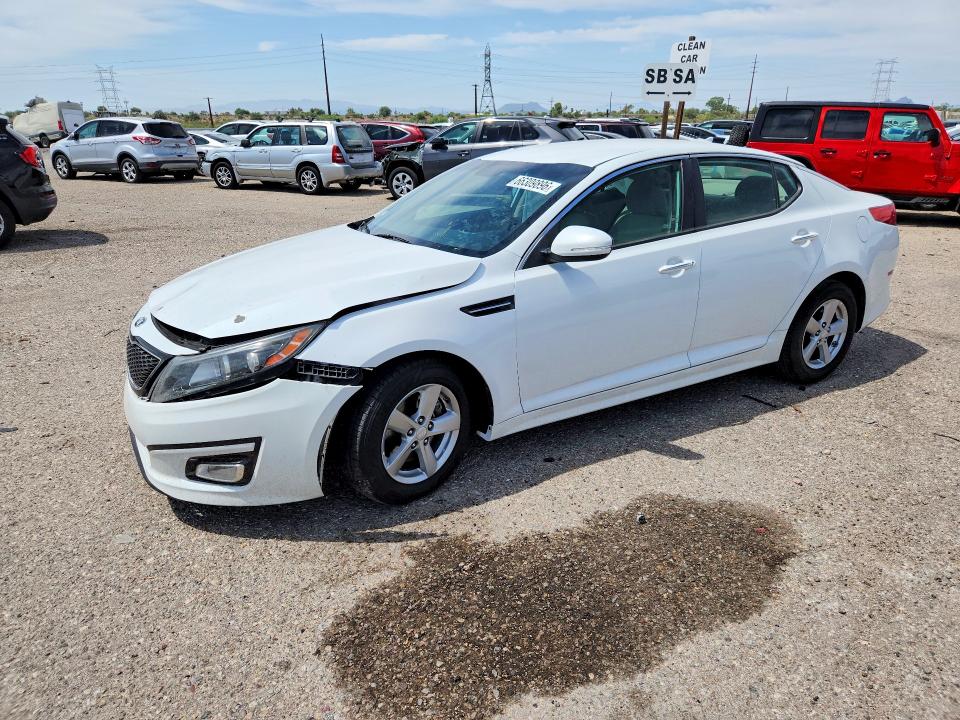 KIA OPTIMA 2014 with VIN 5XXGM4A70EG264573 - Photo from auction