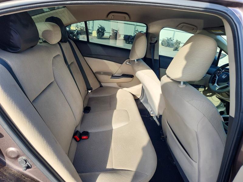 Photo 10 from auction – 2013 HONDA CIVIC with VIN 2HGFB2F50DH543516