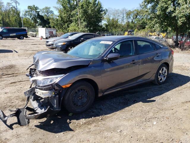 HONDA CIVIC LX 2018 with VIN 2HGFC2F55JH585592 - Photo from auction