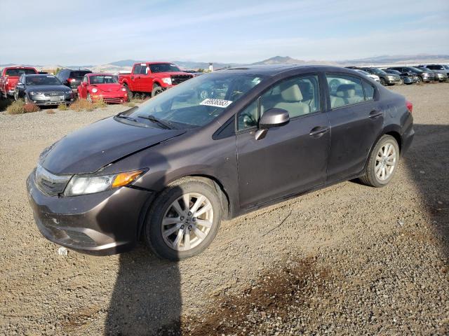 HONDA CIVIC EX 2012 with VIN 2HGFB2F88CH591841 - Photo from auction