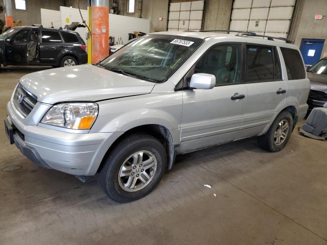 HONDA PILOT EXL 2003 with VIN 2HKYF18703H526600 - Photo from auction