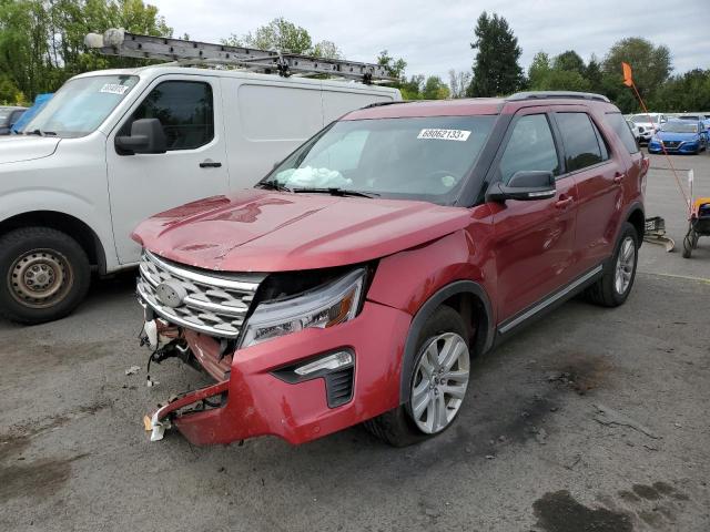 FORD EXPLORER X 2018 with VIN 1FM5K8D88JGA19477 - Photo from auction