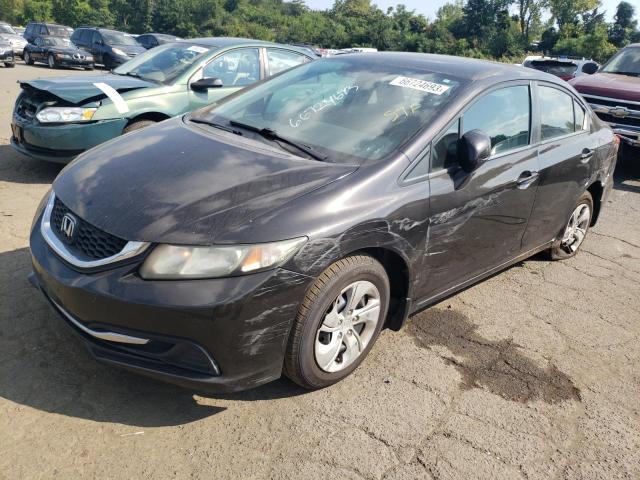 Photo 1 from auction – 2013 HONDA CIVIC LX with VIN 19XFB2F58DE234029
