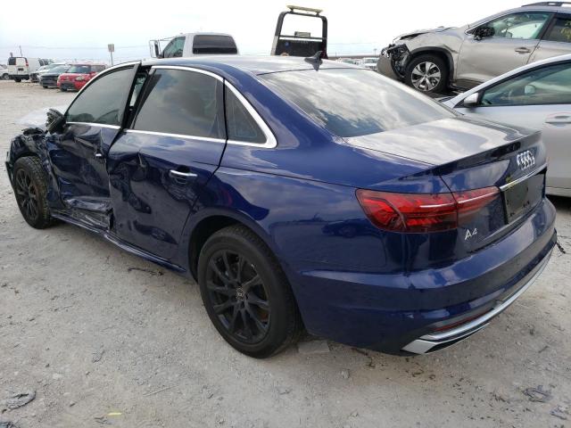 Photo 2 from auction – 2021 AUDI A4 PREMIUM with VIN WAUABAF44MN008039