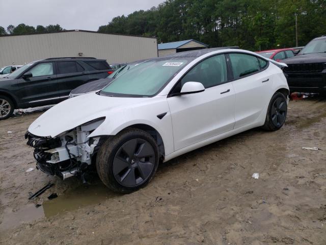 TESLA MODEL 3 2021 with VIN 5YJ3E1EA2MF027519 - Photo from auction
