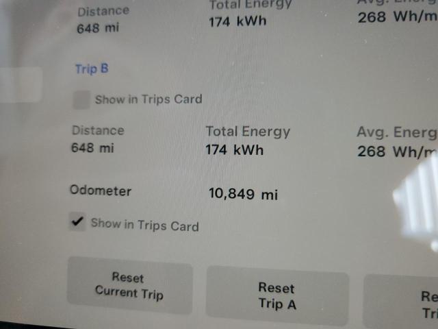 Photo 9 from auction – 2022 TESLA MODEL 3 with VIN 5YJ3E1EBXNF299035