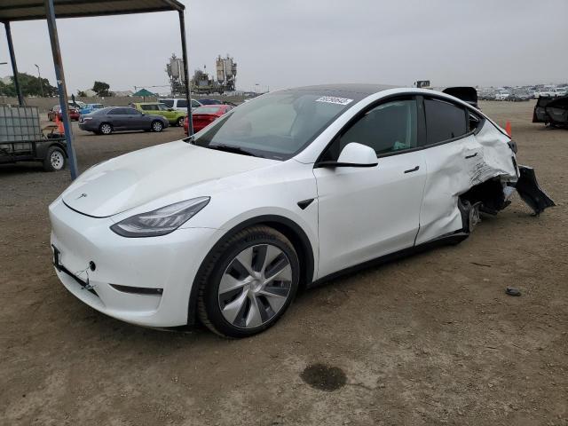 TESLA MODEL Y 2021 with VIN 5YJYGAEE5MF285116 - Photo from auction