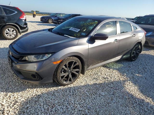 HONDA CIVIC SPOR 2019 with VIN 19XFC2F82KE035952 - Photo from auction
