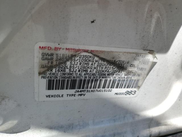 Photo 14 from auction – 2007 MITSUBISHI OUTLANDER with VIN JA4MT31X07U015102