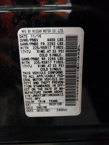 Photo 14 from auction – 2017 NISSAN ROGUE S with VIN JN8AT2MT1HW384413