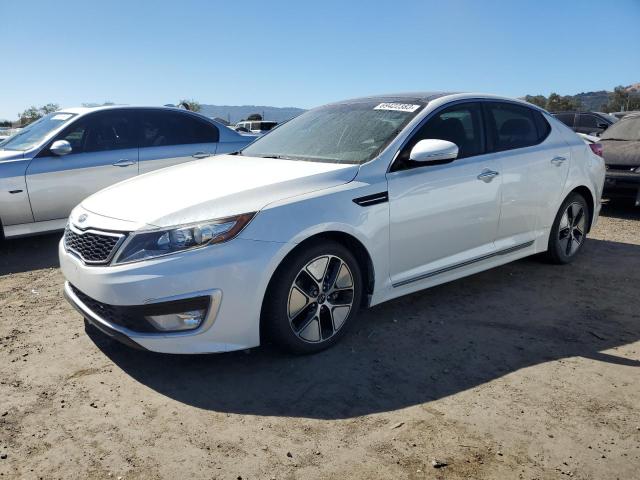 KIA OPTIMA HYB 2013 with VIN KNAGM4AD2D5039044 - Photo from auction