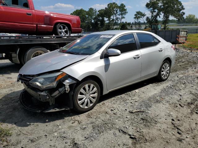 TOYOTA COROLLA L 2015 with VIN 5YFBURHE9FP315105 - Photo from auction