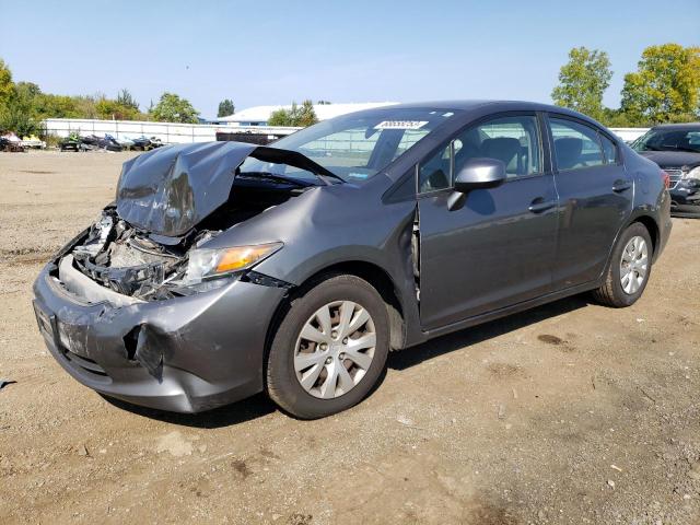 HONDA CIVIC LX 2012 with VIN 2HGFB2F57CH584143 - Photo from auction