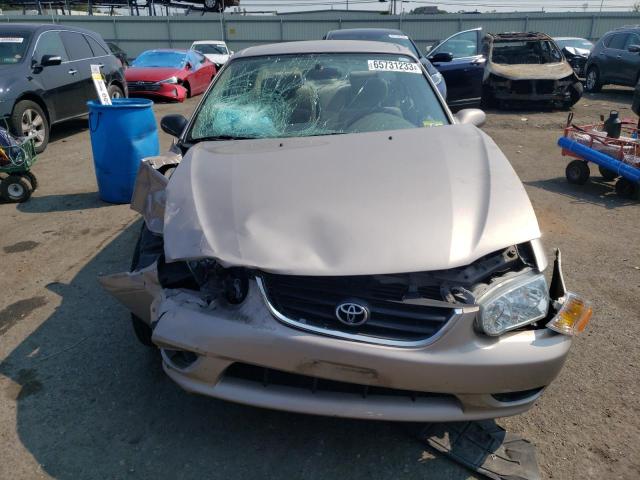 Photo 5 from auction – 2002 TOYOTA COROLLA CE with VIN 2T1BR12E92C580998