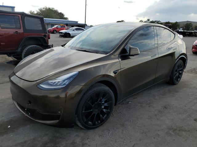TESLA MODEL Y 2021 مع رقم تعريف المركبة 5YJYGDEE1MF204050 - صورة من المزاد