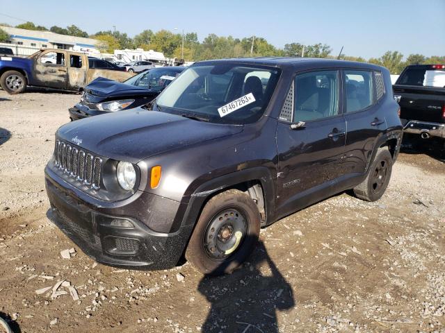 Photo 1 from auction – 2017 JEEP RENEGADE S with VIN ZACCJAAB0HPF86821