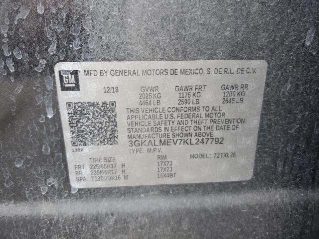 Photo 14 from auction – 2019 GMC TERRAIN SL with VIN 3GKALMEV7KL247792