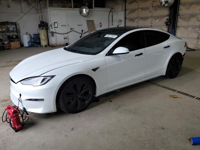TESLA MODEL S 2022 с VIN 5YJSA1E64NF496826 - Снимка от търг