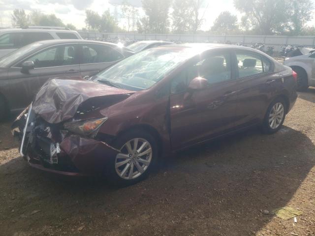 HONDA CIVIC EX 2012 with VIN 19XFB2F84CE104449 - Photo from auction