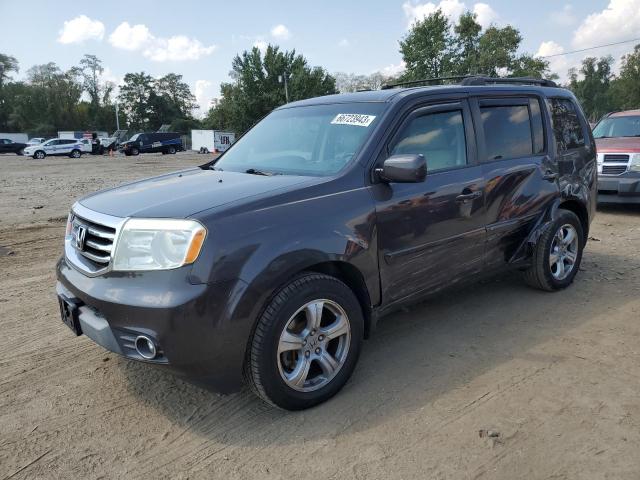 HONDA PILOT EXL 2012 with VIN 5FNYF4H5XCB076887 - Photo from auction