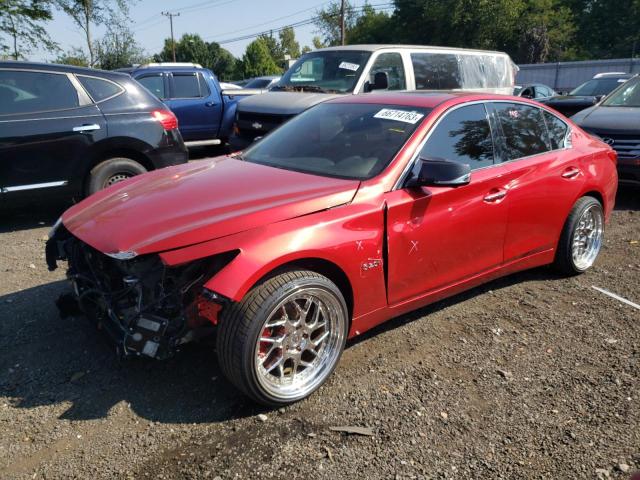 INFINITI Q50 RED SP 2017 with VIN JN1FV7AR7HM871776 - Photo from auction
