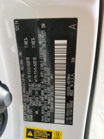 Photo 14 from auction – 2015 TOYOTA HIGHLANDER with VIN 5TDKKRFH8FS063289