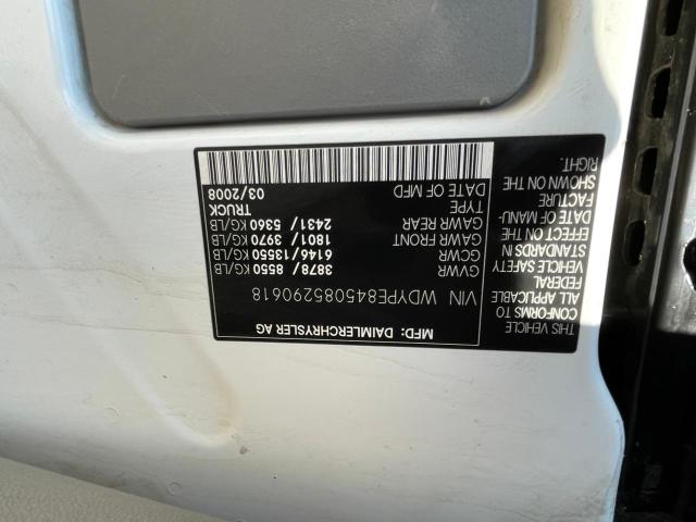 Photo 10 from auction – 2008 FREIGHTLINER SPRINTER 2 with VIN WDYPE845085290618