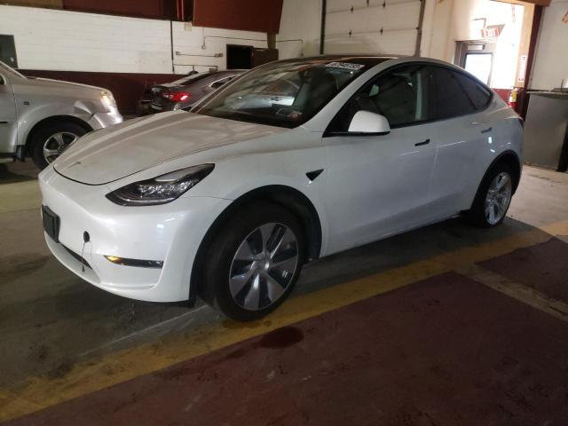 TESLA MODEL Y 2022 with VIN 7SAYGDEE0NF445974 - Photo from auction
