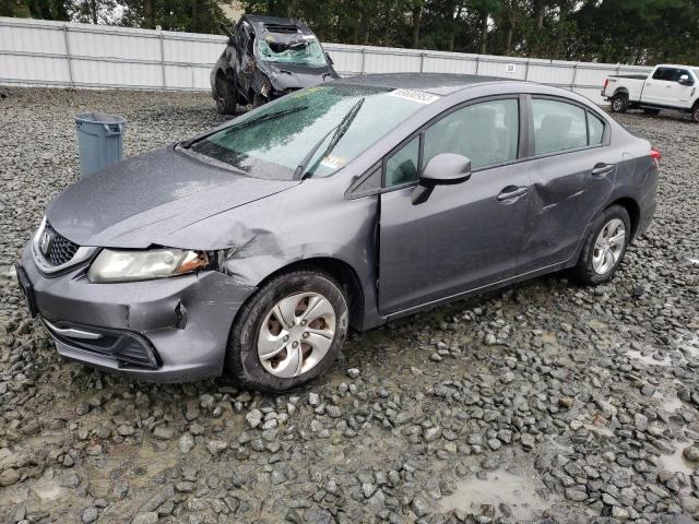 HONDA CIVIC LX 2013 with VIN 19XFB2F50DE221422 - Photo from auction