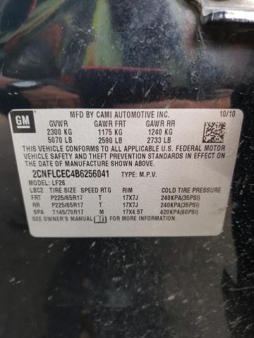Photo 14 from auction – 2011 CHEVROLET EQUINOX LS with VIN 2CNFLCEC4B6256041