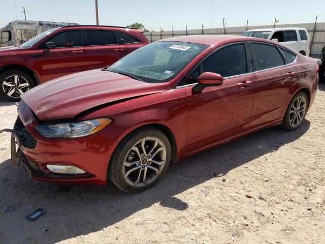 FORD FUSION SE 2017 with VIN 3FA6P0HD2HR274153 - Photo from auction