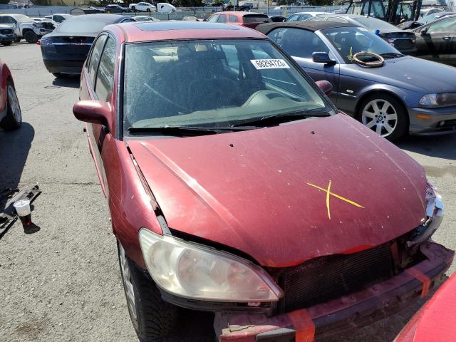 Photo 5 from auction – 2005 HONDA CIVIC EX with VIN 2HGES26725H524920