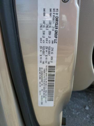 Photo 14 from auction – 2014 DODGE GRAND CARA with VIN 2C4RDGCGXER289267