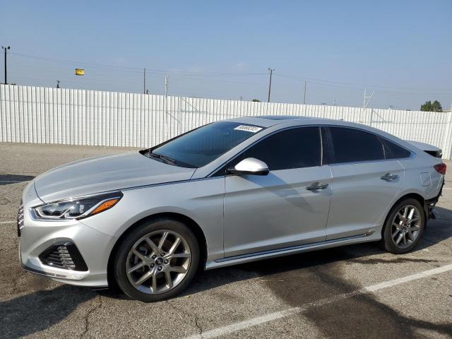 HYUNDAI SONATA SPO 2018 with VIN 5NPE34AB2JH684283 - Photo from auction