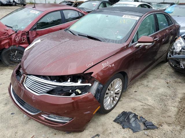 LINCOLN MKZ 2016 with VIN 3LN6L2J95GR609052 - Photo from auction