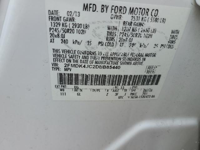 Photo 14 from auction – 2013 FORD EDGE SEL with VIN 2FMDK4JC2DBB85440