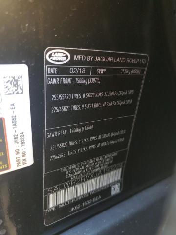 Photo 14 from auction – 2018 LAND ROVER RANGE ROVE with VIN SALWR2RVXJA193224