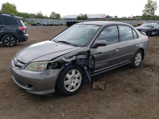 HONDA CIVIC EX 2004 with VIN 2HGES26874H558276 - Photo from auction