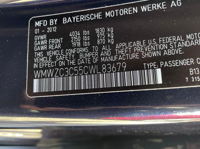 Photo 10 from auction – 2012 MINI COOPER S C with VIN WMWZC3C55CWL83679