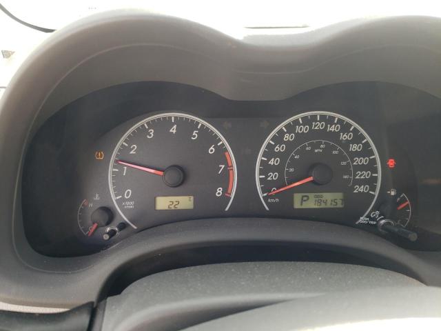 Photo 9 from auction – 2010 TOYOTA COROLLA BA with VIN 2T1BU4EE1AC369207