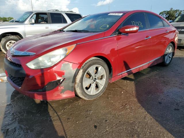 HYUNDAI SONATA HYB 2013 with VIN KMHEC4A4XDA089528 - Photo from auction
