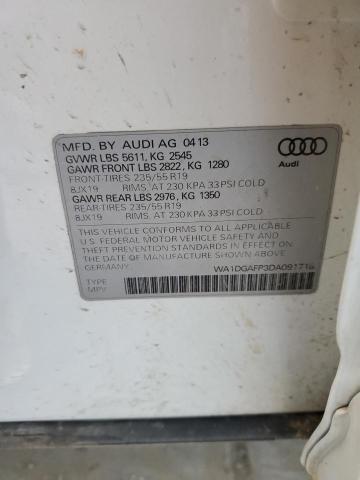 Photo 14 from auction – 2013 AUDI Q5 PREMIUM with VIN WA1DGAFP3DA091718