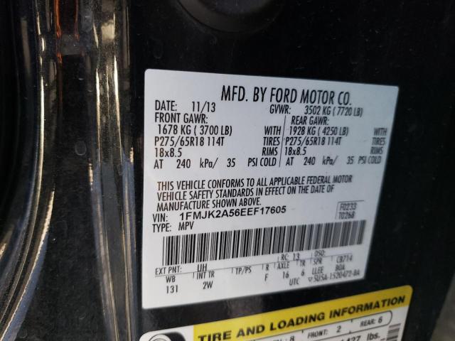 Photo 14 from auction – 2014 FORD EXPEDITION with VIN 1FMJK2A56EEF17605